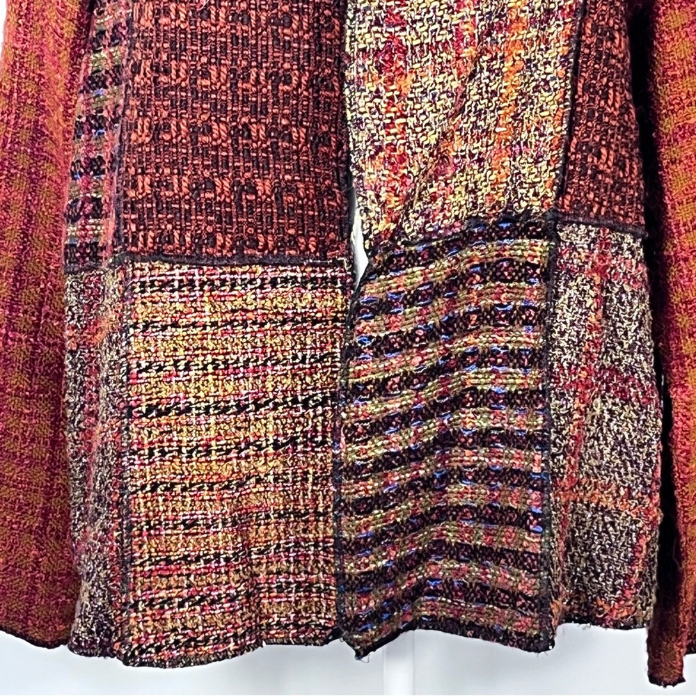 Coldwater Creek. Patchwork Jacket, One Button Clo… - image 4